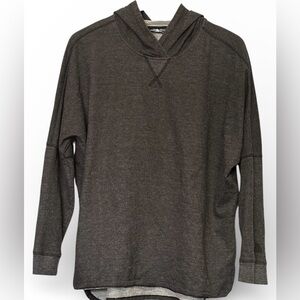 The North Face Dark Gray woman Hooded Sweatshirt lightweight size medium